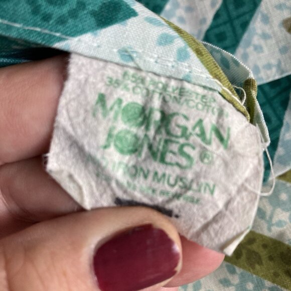 VTG Morgan Jones Multicolor Standard Size 1 Single Pillowcase Tree Of Life Folk - Picture 5 of 7